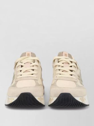Premiata low top sneakers contrast textured sole