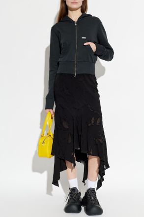 Avavav Asymmetrical Skirt, Womens, Black