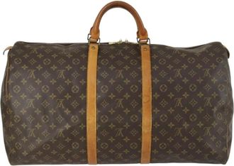 Louis Vuitton Pre-owned Weekend Bags, female, Brown, Size: ONE SIZE Pre-owned Keepall Travel Bag