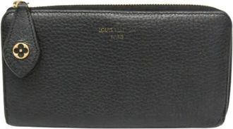 Louis Vuitton Pre-owned Wallets, female, Black, Size: ONE SIZE Pre-owned Vintage Leather Wallet