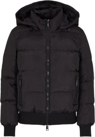 A|X Armani Exchange Gewatteerde gewatteerde jas met capuchon - Dames - Gewatteerde jassen - Zwart - S - Jassen