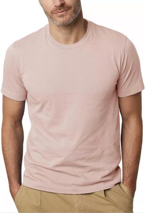 Velvet Short Sleeved Amaro Slub T-Shirt In Pink