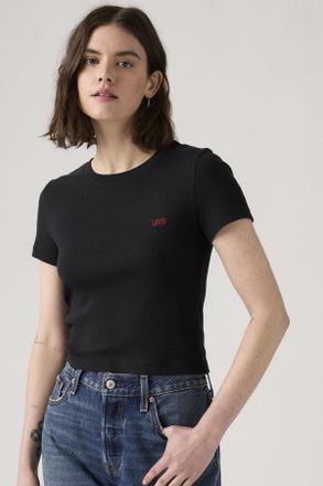Levi's T-shirt sportiva Essential - Donna - XS - Nero / Caviar Rib