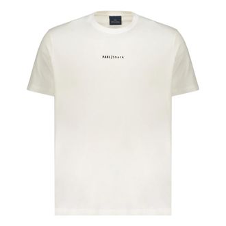 Paul & Shark Paul & Shark, T-Shirts, male, White, Size: 2XL Crew neck cotton T-shirt