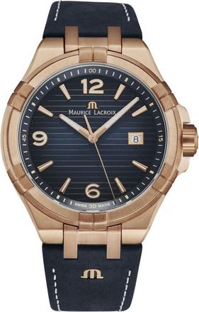 Maurice Lacroix Aikon Quartz Blue Dial Mens Watch AI1028-BRZ01-420-1