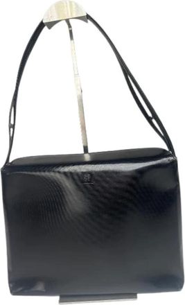 Givenchy Pre-owned Shoulder Bag - Dames - Vintage Schoudertas - Zwart - ONE Size - Leer - Vintage