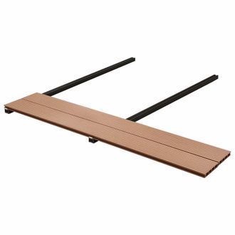 vidaXL Pavimento Da Deck 48 Pz Marrone Wpc Vidaxl