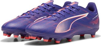 Puma Fussballschuh PUMA ULTRA 5 PLAY FG/AG, Gr. 44,5, blau (lapis lazuli, puma wei&szlig;, sunset glow), Synthetik, Schuhe Fussballschuh, f&uuml;r Rasenpl&auml;tze