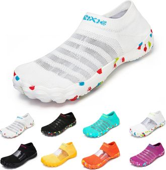 Generic Womens Water Shoes Beach Swim Aqua Socks Water Shoes Swimming Barefoot Yoga Sea Snorkeling Diving Pool Women Mens Quick Dry Barefoot Sneakers Lightwei