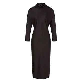 Alberta Ferretti Midi Dresses, female, Gray, S, Alberta Ferretti Dresses