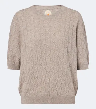 Jardin Des Orangers Jersey trenzado de cachemir