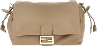 Fendi Large leather Baguette Soft bag Woman One Size