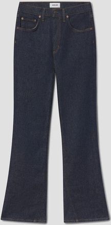 A Gold E Agolde Womens Mid-Rise Kick Boot Comfort Stretch Jeans, Reissue