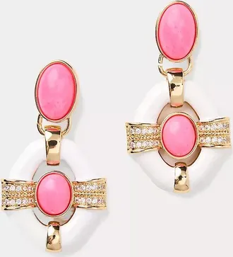 Lilly Pulitzer Fleur De Lilly Doorknocker Earrings