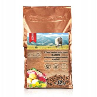 OEM Alimento Seco Premium Para Perros OCanis Con Cordero, Mijo Y Patata 12 Kg