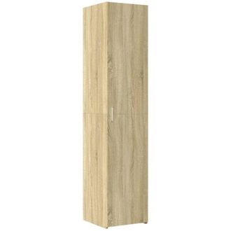 vidaXL Vidaxl - Aparador de madera de ingeniería roble Sonoma 40x42,5x185 cm