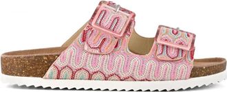 Colors Of California Multicolor Sandaal - Dames - Sandalen - Roze - 36 EU - Schoenen