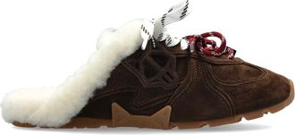 Naked Wolfe Adorn Mule - Dames - Slip ons - Bruin - 39 EU - Wol - Schoenen