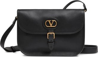 Valentino Garavani Tassen.. Zwart - Heren - Schoudertassen - Zwart - ONE Size - Leer - Tassen