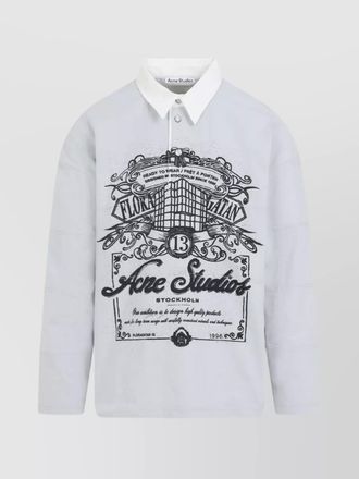 Acne Studios long sleeve graphic print t-shirt