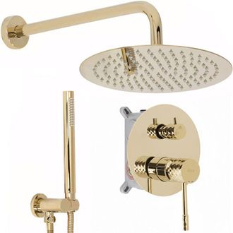 Rea Conjunto De Ducha Empotrado Rea Lungo Gold