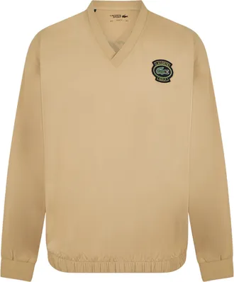 Lacoste Heren V-hals Top met lange mouwen (Croissant)
