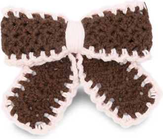 Stine Goya Crochet-knit Bow Hair Clip