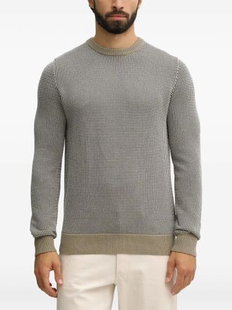 Barbour Wells crew-neck sweater - men - Supima Cotton - M - Neutrals