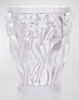 Lalique Bacchantes Small Clear Vase