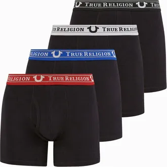 True Religion Mens Boxer Briefs Cotton Stretch Underwear for Men Pack of 4 Camo in Black at Nordstrom, Size Xx-Large