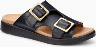 Hotter Womens Corsica Womens Slip On Sandals - Navy - Size: 7.5