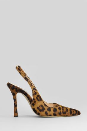 Blumarine Kid Leo Pumps In Animalier Pony Skin