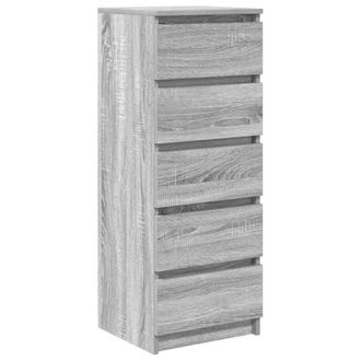 Berkfield Home Sideboard with Drawers Grey Sonoma 37.5x35x99 cm Engineered Wood