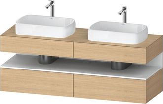 Duravit Qatego Consola Mueble Bajo Lavabo, 2 Extensiones, 2 - Duravit