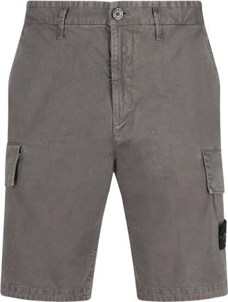 Stone Island Shorts con tasche cargo - Grigio