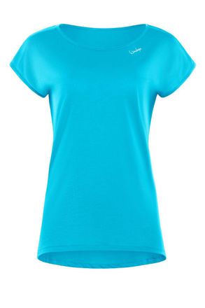 Winshape T-Shirt WINSHAPE MCT013, Damen, Gr. XXL, blau (sky blau), 50% Modal, 50% Baumwolle, Rundhals, Shirts T-Shirt, Ultra leicht