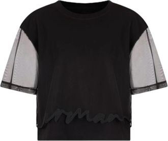 A|X Armani Exchange T-shirt - Dames - T-shirts - Zwart - XL - Tops