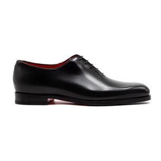 Santoni Flat shoes - male - Santoni - Dress Shoes - Black - 9 UK - Shoes
