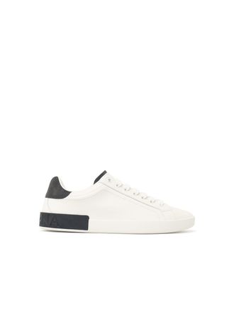 Dolce & Gabbana Portofino Custom MWitte Lear-sneakers