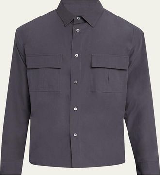 Frame Denim Mens Multi-Pocket Button-Down Shirt