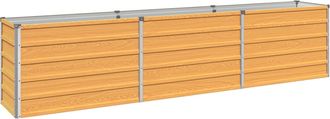 vidaXL Cama De Jard&iacute;n Elevada Natural 240 X 40 X 55 Cm Vidaxl
