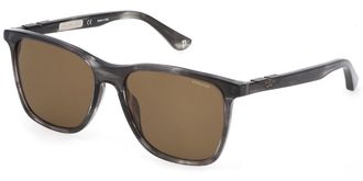 Police SPL872N ORIGINS 1 01EX Mens Sunglasses Grey Size 56