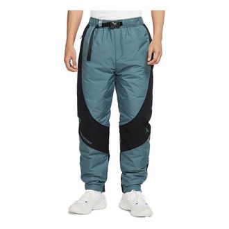Nike Jordan Air Jordan Logo Pattern Woven Casual Sports Pants Blue Black DC9659-387