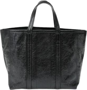 Balenciaga Pre-owned Vintage Tote Bag - Dames - Vintage Shopper - Zwart - ONE Size - Leer - Vintage