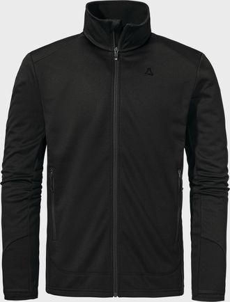 Sch&ouml;ffel Fleecejacke SCH&Ouml;FFEL Hiking Fleece Jk Style Milagle MNS, Herren, Gr. 50, schwarz (9990, schwarz), Oberstoff: 100% Polyester; Futter: 100% Polyester, r