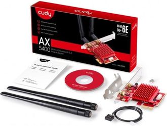 Abacus Adaptador Cudy Ax5400 Wifi 6e Pci Express Adapter We3000s