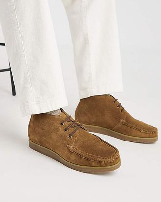 Jacamo Casual Suede Chukka Boot Wide Fit
