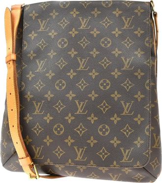Louis Vuitton Musette Salsa Monogram Canvas Brown Canvas Handbag (Pre-Owned)