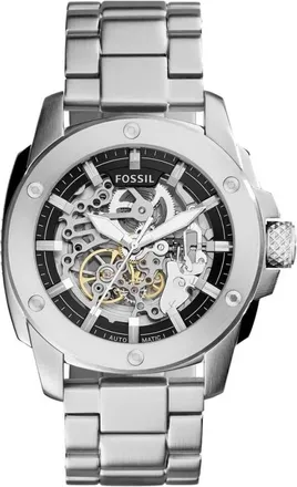 Fossil Accessoires, Heren, Grijs, ONE Size, Me 3081 Modern Machine Automatisch Horloge