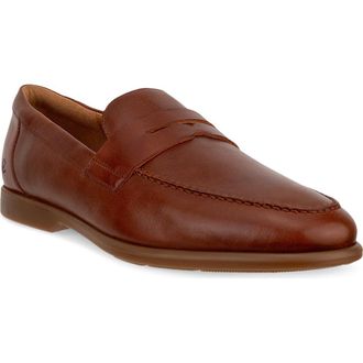 Ecco Metro Verona Penny Loafer in Cognac at Nordstrom, Size 10-10.5Us